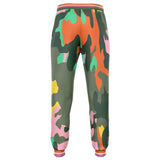 THS Snake Bite Orange Camo Fleece Joggers Joggers - Thathoodyshop