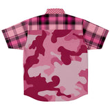 Art of War S/S Camo Button Down Shirt Short Sleeve Button Down Shirt - AOP - Thathoodyshop