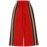 Gold Line Red Flare Leg Joggers Athletic Flare Jogger - AOP - Thathoodyshop