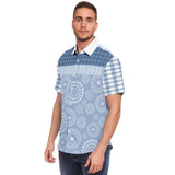 Blue Lagoon S/S Button Down Shirt Short Sleeve Button Down Shirt - AOP - Thathoodyshop