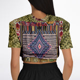 Red Melange Cropped Sweater Cropped Sweater - Thathoodyshop