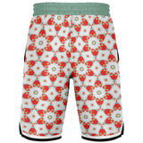 Tokyo Sunset Basketball Shorts Basketball Short Rib - AOP - Thathoodyshop