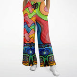Me So Psychedelic Flare Leg Joggers Athletic Flare Joggers - Thathoodyshop