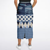 Blueberry Hill Pocket Maxi Skirt Long Pocket Skirt - Thathoodyshop
