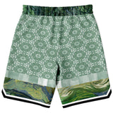Morning Glory Shorts Basketball Short Rib - AOP - Thathoodyshop