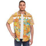 Coral Gables S/S Button Down Shirt Short Sleeve Button Down Shirt - AOP - Thathoodyshop