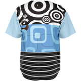 Pacific Palisades Patchwork Button Front Jersey Baseball Jersey - Thathoodyshop