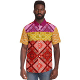 Taj Mahal S/S Button Down Shirt Short Sleeve Button Down Shirt - AOP - Thathoodyshop
