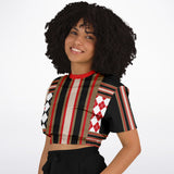 Gold Line Doubles Cropped Sweater Cropped Sweater - Thathoodyshop