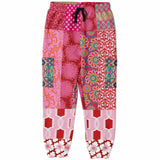 Gypsy Beat Pink Patchwork Unisex Joggers Cargo Joggers - Thathoodyshop