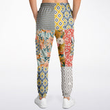 Tallulah Bankhead Yellow Patchwork Unisex Cargo Sweats Cargo Pants - Thathoodyshop