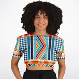 Salsa Time Short Sleeve Cropped Sweater Cropped Short Sleeve Sweatshirt - Thathoodyshop