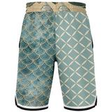 Mermaid's Tale Basketball Shorts Basketball Short Rib - AOP - Thathoodyshop