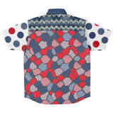 Liberty Pebble S/S Button Down Shirt Short Sleeve Button Down Shirt - AOP - Thathoodyshop