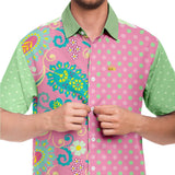 Paisley Park S/S Button Down Shirt Short Sleeve Button Down Shirt - AOP - Thathoodyshop