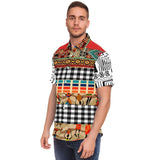 Africa Bombastic Button Down Shirt Short Sleeve Button Down Shirt - Thathoodyshop