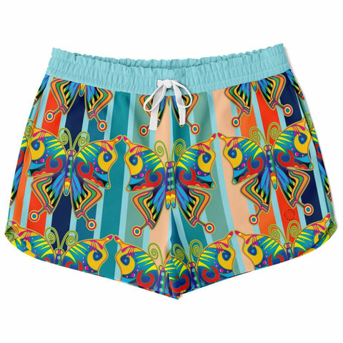 OG San Diego Butterfly Striped Running Shorts Running Shorts - Thathoodyshop