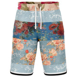 Blue Cabbage Basketball Shorts Basketball Short Rib - AOP - Thathoodyshop