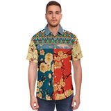 The Generation Gap S/S Button Down Shirt Short Sleeve Button Down Shirt - AOP - Thathoodyshop