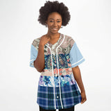 Dolores Park Paisley Button Front Jersey Baseball Jersey - Thathoodyshop