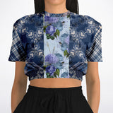 Blue Mystic Cropped Sweater Cropped Sweater - Thathoodyshop
