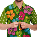 The Tiki God S/S Button Down Shirt Short Sleeve Button Down Shirt - AOP - Thathoodyshop