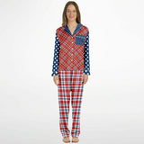 Serendipity Pajama Set  - Ladies Women's Satin Pajamas - Thathoodyshop