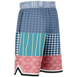 Flamingo Road Basketball Shorts Basketball Short Rib - AOP - Thathoodyshop
