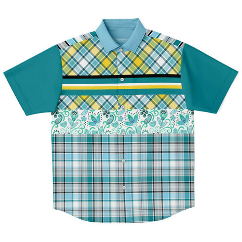 Lemon Zest S/S Button Down Shirt Short Sleeve Button Down Shirt - Thathoodyshop
