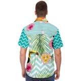 The Catamaran S/S Button Down Shirt Short Sleeve Button Down Shirt - AOP - Thathoodyshop