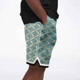 Mermaid's Tale Basketball Shorts Basketball Short Rib - AOP - Thathoodyshop