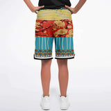 Cheery-Cherry Basketball Shorts Basketball Short Rib - AOP - Thathoodyshop