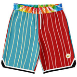 Rainbow Swirl Basketball Shorts Basketball Short Rib - AOP - Thathoodyshop
