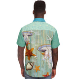 Are You Jelly S/S Button Down Shirt Short Sleeve Button Down Shirt - AOP - Thathoodyshop