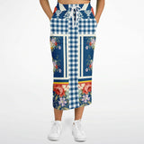 Porcelain Fleur Pocket Maxi Skirt Long Skirt - Thathoodyshop