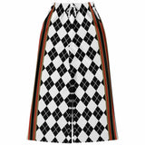 Argyle Me Flare Leg Joggers Athletic Flare Jogger - AOP - Thathoodyshop