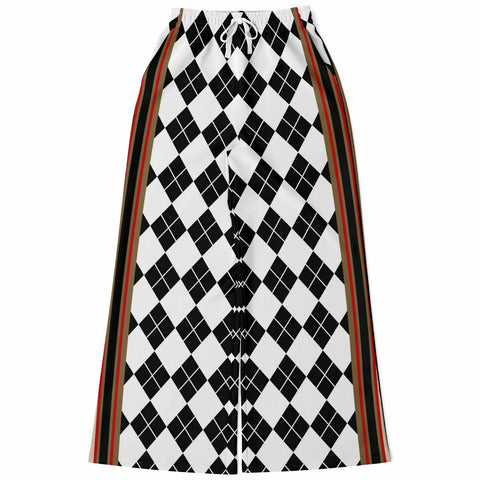 Argyle Me Flare Leg Joggers Athletic Flare Jogger - AOP - Thathoodyshop