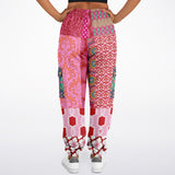 Gypsy Beat Pink Patchwork Unisex Joggers Cargo Joggers - Thathoodyshop