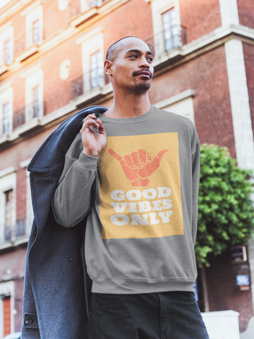 Good Vibes Only HD Crewneck Sweatshirt - Thathoodyshop