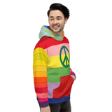 Peace Love & Rainbows Hoody - Thathoodyshop