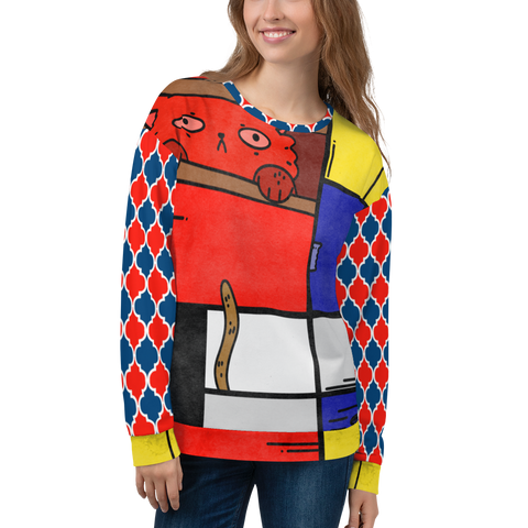 Cat in a Box Sweatshirt - Thathoodyshop