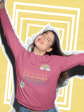 Peace Love & California HD Crewneck Sweatshirt - Thathoodyshop