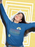 Peace Love & California HD Crewneck Sweatshirt - Thathoodyshop
