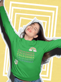 Peace Love & California HD Crewneck Sweatshirt - Thathoodyshop