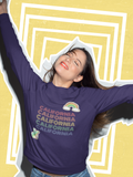 Peace Love & California HD Crewneck Sweatshirt - Thathoodyshop