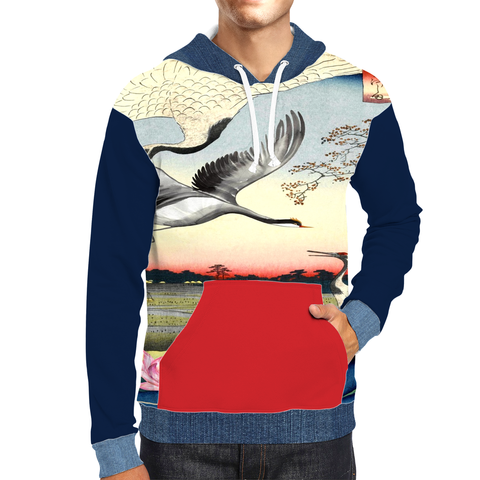 Two Cranes Pullover Hoodies Hoody - Thathoodyshop