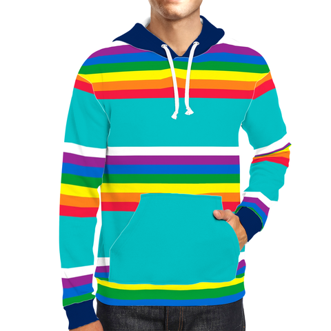 Rainbow Romper Room IV Unisex Pullover Hoodie Hoody - Thathoodyshop