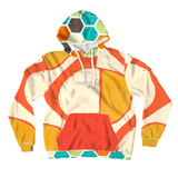 Abstract Orange Unisex Pullover Hoody Hoody - Thathoodyshop