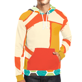 Abstract Orange Unisex Pullover Hoody Hoody - Thathoodyshop