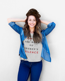 Roar of Women's Silence Tee Tee - Thathoodyshop